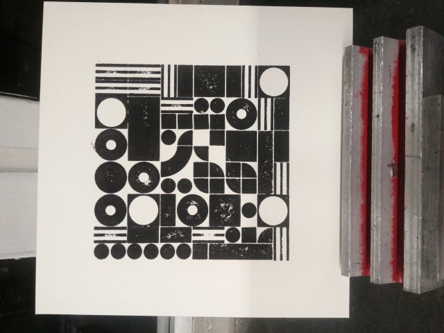 lego pattern pront in black and white